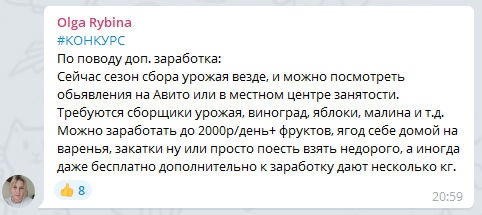 Опыт Ольги Рыбиной в поиске доп. заработка в Духовной Экономике.
